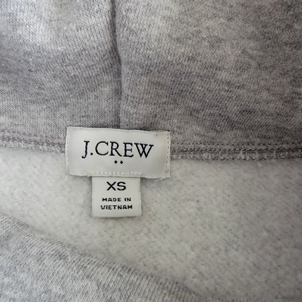 J. Crew Light Gray Cowl Neck Sweatshirt Size Xs - Picture 4 of 4